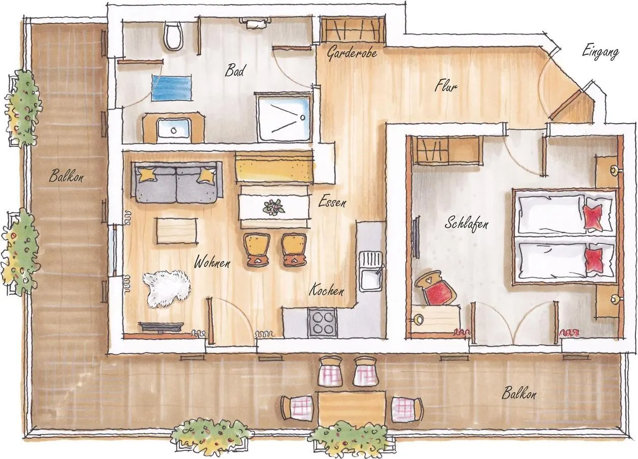 Apartment Gaestehaus Anfanglehen Ramsau bei Berchtesgaden Germany